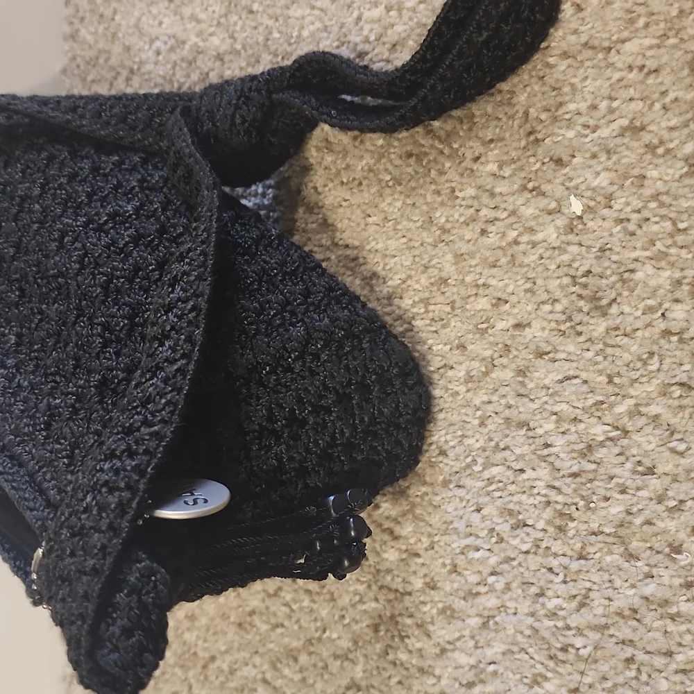 The Sak Black Crochet Crossbody Bag - Picture 11 of 15